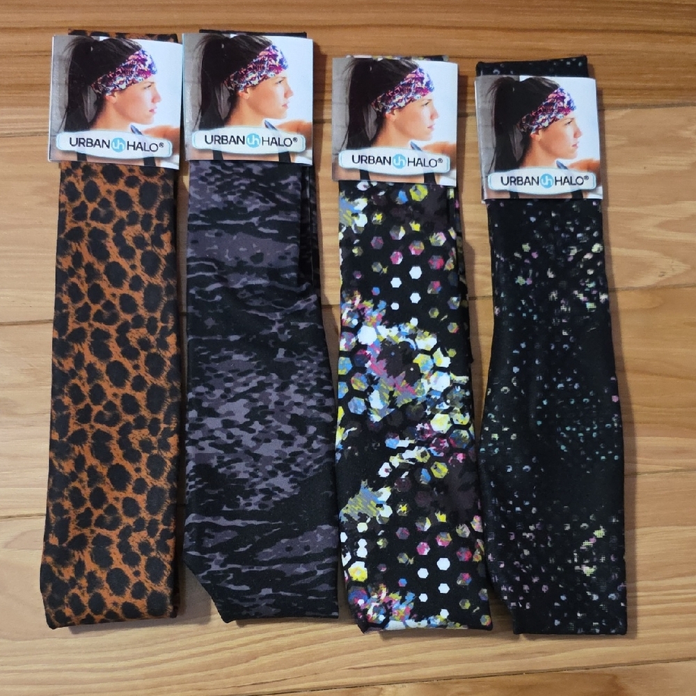 NWT Urban Halo Patr Headbands - Set of 4